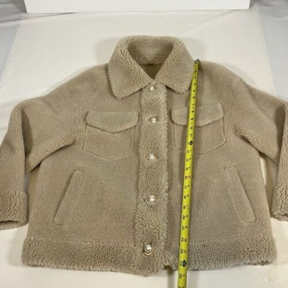 Daniella Erin NYC Womens Shearling Jacket Coat - Picture 5 of 8